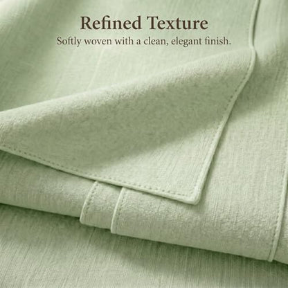 Solid Bed Runner Set,2 Pillow Covers,Sage Green,70.9x19.7in - color: Sage Green, size: Twin/Twin XL
