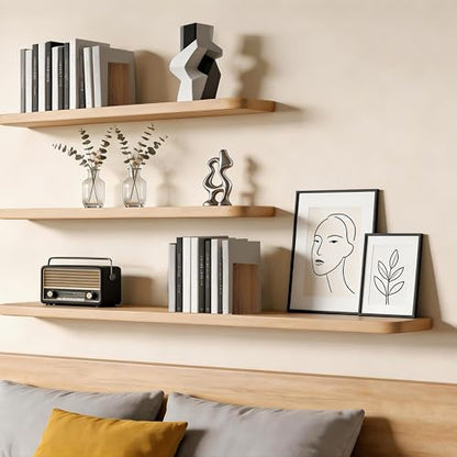 Myluxi Wooden Bookends for Shelves,Heavy Duty Walnut Book End 7x5x4in 1Pair - color: Square-1pair