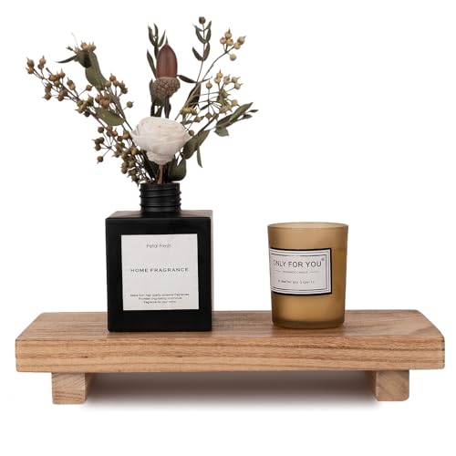 Wood Bathroom Tray Farmhouse Decor Kitchen Soap Holder, 10"x4.5" Brown - color: Brown, size: 10" x 4.5" x 1.6"