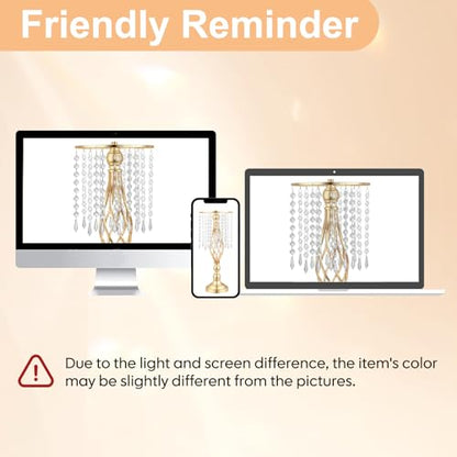 Gold Crystal Tall Vase Centerpiece Stand, Elegant Gold Flower Holder for Wedding Table Centerpieces, Perfect Wedding Reception Table Decor, Bases para Centros de Mesa, Centros de Mesa(12Pack) - size: 12Pack