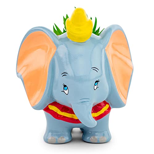Silver Buffalo Disney Dumbo Standing Mini Ceramic Planter - color: Gray/Multi