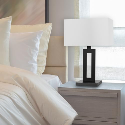 Globe Electric 67045 D'Alessio Table Lamp, 20 in, Matte Black