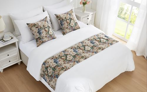 Warm Home Designs 96 Inch Floral Tapestry Bed Runner. DIB Mums Runner 96 - color: Mums, size: 16" x 96" (Pack of 1)