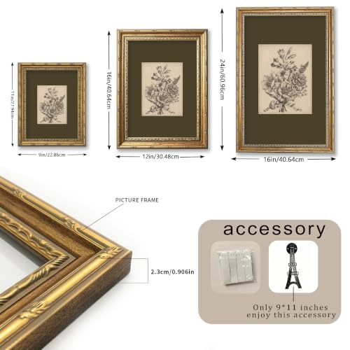 Vintage Peony Botanical Sketch Framed Wall Art Classic Floral Charcoal Drawing Canvas Print Antique Flower Etching Illustration Dark Academia for Living Room Bedroom Kitchen Home Office Gallery Wall Decor Gift for Art Lovers Friends New Homeowners - color