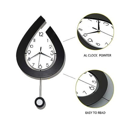 Decorative Wall Clock for Living Room Decor Large Modern Clocks - size: 12*22 inch