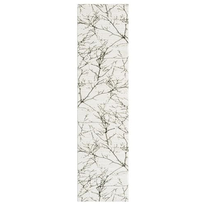 LUXE WEAVERS Modern Abstract Non-Shedding Runner Rug Green 2x8 - color: Green, size: 2' x 8' (Rectangular)