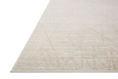 Loloi Kamala Natural/Mist 2'-7" x 12'-0" Runner Rug - color: Natural / Mist, size: 2'7" x 12' (Rectangular)