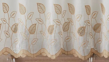 Warm Home Designs 84 Inch Gold Shower Curtain with Valance. EMS Linen 84
