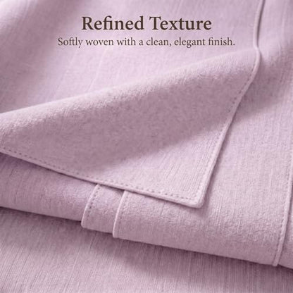 Solid Bed Runner Set,2 Pillow Covers,Dusty Lavender,70.9x19.7in - color: Dusty Lavender, size: Twin/Twin XL