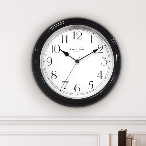 Presentime Chic Home Collection 10" Molly Clock - color: Black