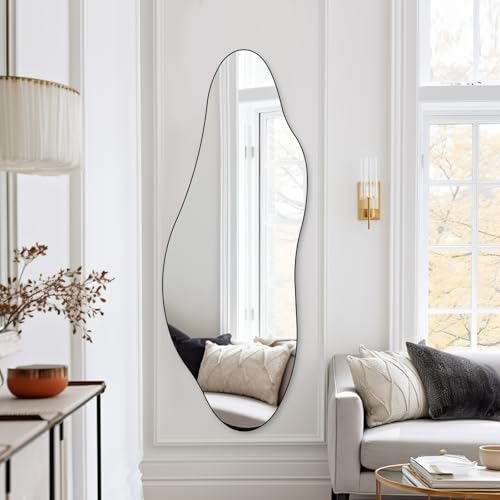 QDSSDECO 63" x 24" Full Length Mirror Irregular Star Shaped, Frameless - color: Star