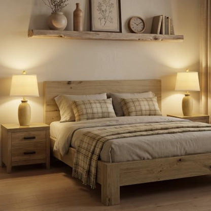 Luvkczc 22.75" Ceramic Table Lamps Set of 2, Nightstand Lamps,Bedside Lamp - color: Mustard yellow