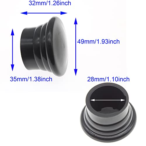 4 Pcs Window Curtain Rod Cap Finials FDXGYH Window Curtain Rod End Plug