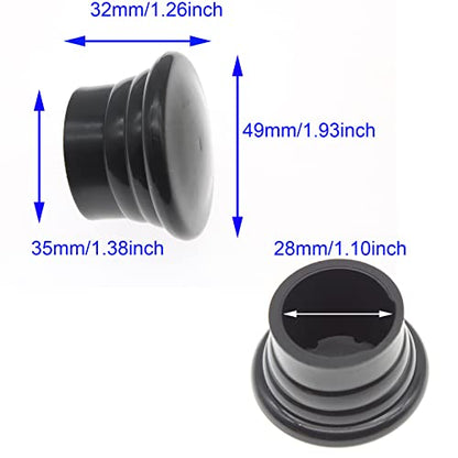 4 Pcs Window Curtain Rod Cap Finials FDXGYH Window Curtain Rod End Plug