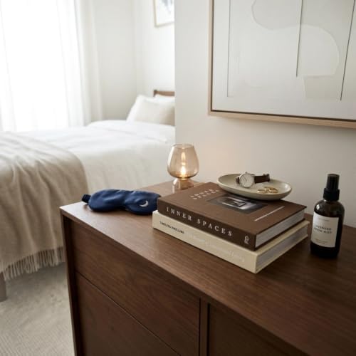 Linen Faux Decorative Books Hidden Storage Set of 2 for Coffee Table Shelf