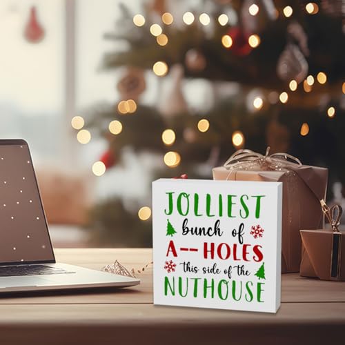 Festive Fun: Funny Christmas Decorations, 5 x 5 inches - color: Bunch