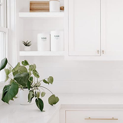 QEEIG Bathroom Floating Shelves for Wall (White, Set of 2, 15.7") - color: C. White, size: 15.7"