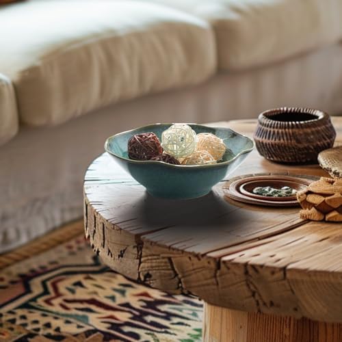 7.6'' Ceramic Decorative Bowl, Key Bowl for Entryway Table