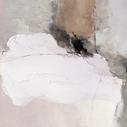 Enartly Neutral Abstract Line Canvas Wall Art for Living Room 40" x20 - color: White Line Abstract, size: 40"L x 20"W