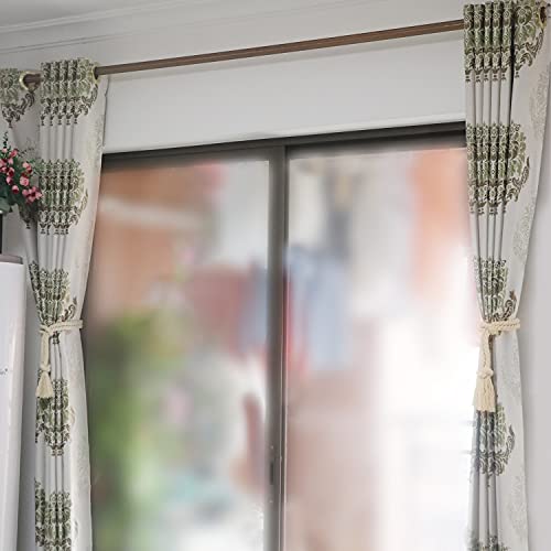 8 Pack Curtain tiebacks Rope, Outdoor Curtain Tiebacks, Natural Cotton Curtain Ties, Village Rural Rustic Curtain Holdbacks, Farmhouse Boho Curtain tie Backs Holders for Drapes, Beige - color: Beige Rope-l 8 Pack