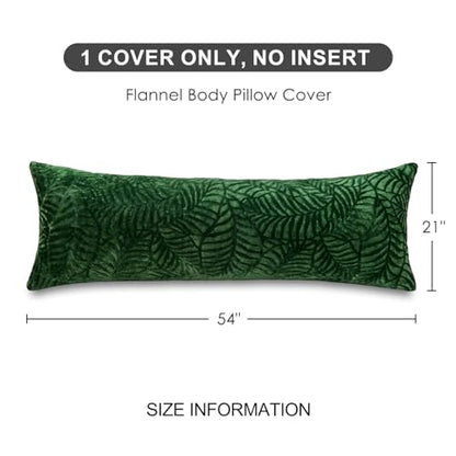 SOCHOW Body Pillow Cover 21x54 Inches, 1 Pack, Olive Green - color: Olive Green, size: 54" x 21" (Pack of 1)