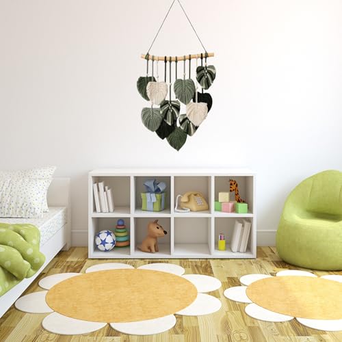 Boho Wall Decor - Large Macrame Wall Hanging - color: Sage Green, Olive Green, Dark Green, White