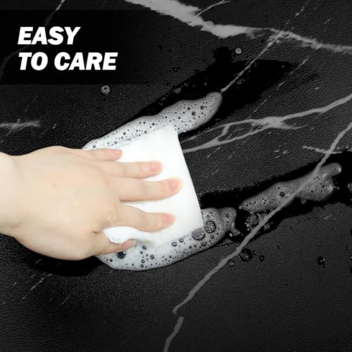 Mrcrypos Anti Fatigue Kitchen Rugs and Mats, Non-Skid Comfort Cushion Mat, Waterproof Kitchen Rug Non Slip Kitchen Floor Mat Standing Mat for Floor Sink Office Laundry (17.3"x47") - size: 47"L x 17.3"W x 0.4"Th