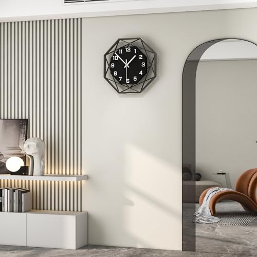 Large Wall Clock for Living Room Decor 16inch Silent Modern Clock - size: 16 inch