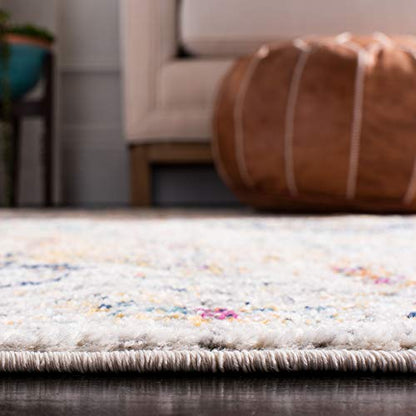 SAFAVIEH Madison Runner Rug 2'3"x10', Transitional Cream & Multi MAD611B