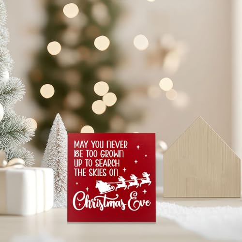 Christmas Vacation Decor - Xmas Movie Sign, 5 x 5 Inch - color: Never