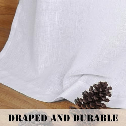 H.VERSAILTEX Bright White, 52 inch W X 63 inch L - color: Bright White, size: 52"W x 63"L (Pack of 2)
