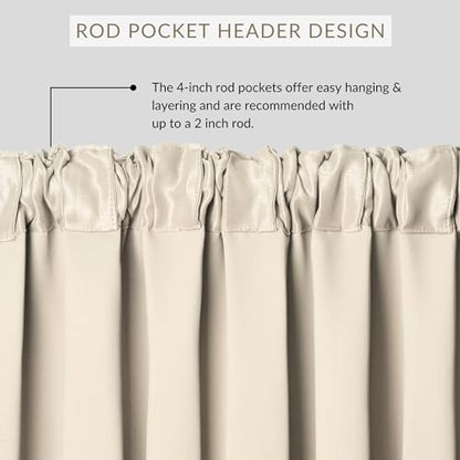 All Seasons Waterfall Window Valance, Ivory - 52" W x 36" L - color: Ivory