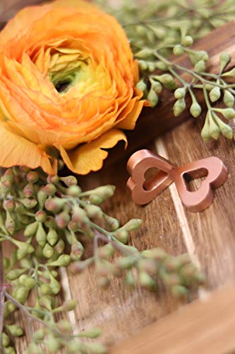 Flower Food Alternative for Fresh Cut Flowers. Copper Charm Keeps Flower Water Clean and Clear. Just Place it in the Vase, Reusable Heart 5 - color: Heart, size: Pack of 5