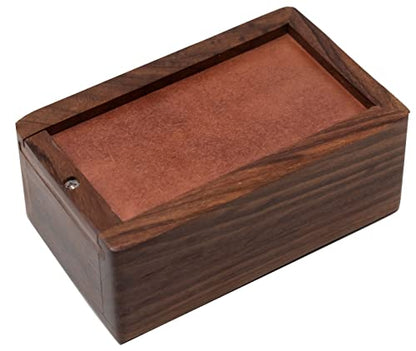 Handcrafted Keepsake Wooden Urn Box for Ashes - Beautiful Wooden Urn Tree of Life Design Handmade Rosewood Cremation Urns - Small Wood Box Cremation urns - size: Medium