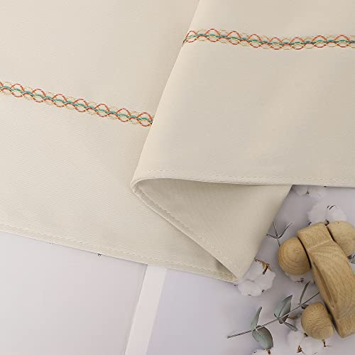 Bed Runner, Beige Bed Throws for Foot of Bed, 210 x 50 cm - color: Beige, size: Full/Queen