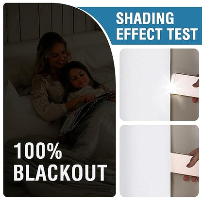 H.VERSAILTEX White 100% Blackout Faux Linen Window Curtain Panels Heat and Full Light Blocking Drapes for Nursery, Back Tab 63 inches Thermal Insulated Draperies 52 inches Wide Each Panel, 2 PCs - color: White, size: 52"W x 63"L (Pack of 2)
