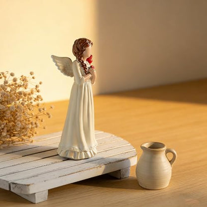 Cardinal Gifts for Women，Sympathy Gifts Angel Figurine - color: Guardian Angel