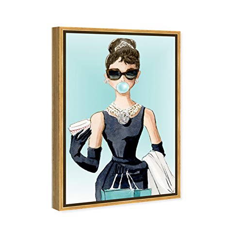The Oliver Gal Artist Co. Abstract Wall Art Canvas - size: 24"L x 16"W, style: Gold Frame