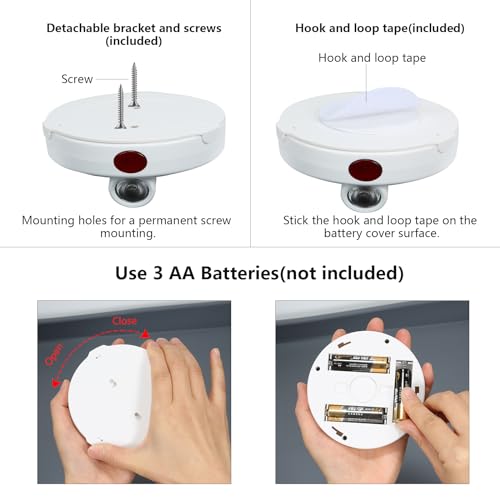 Cordless Spotlight Battery Powered, Plant Accent Lighting with Remote - color: Pure White