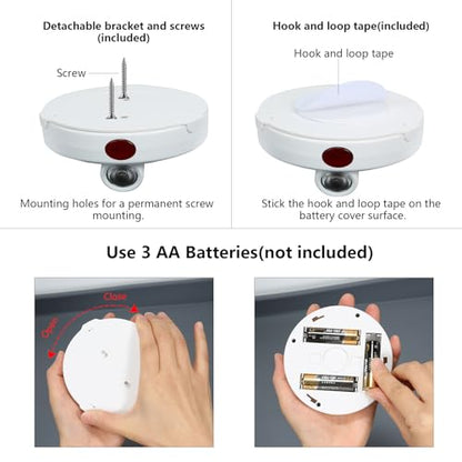 Cordless Spotlight Battery Powered, Plant Accent Lighting with Remote - color: Pure White