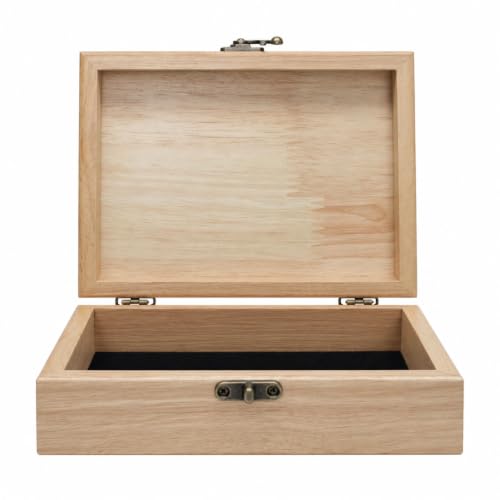 WE Games Old World Wooden Keepsake Box - color: Natural, size: Small