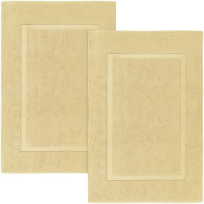 Utopia Towels Cotton Bath Mat, 21x34 in, 2 Pack, Champagne - color: Champagne, size: 2 Bath Mats