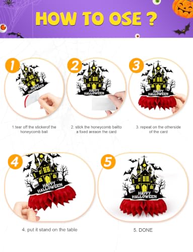 Halloween Table Decorations, 10Pcs Halloween Centerpieces for Tables - style: Halloween