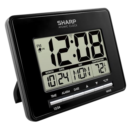 Sharp Atomic Digital Alarm Clock