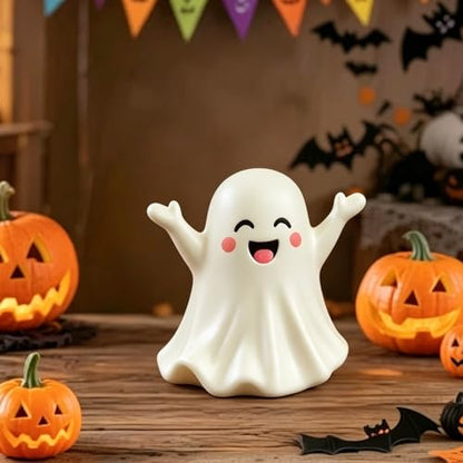 Halloween Ghost Figurine Cute Spooky Statues Unique Spooky Statue - color: Styl 15