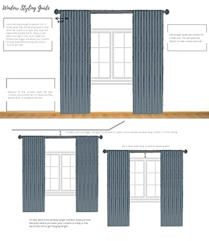 Central Park Ombre Semi Sheer Curtain, Cream White to Grey, 40" Wx63 Lx2 - color: Grey, size: 40"W x 63"L (Pack of 2)