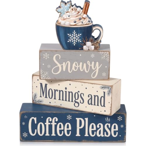 Christmas Decorations Indoor, Christmas Snowflake Coffee Home Decor - style: Snowflake Coffee