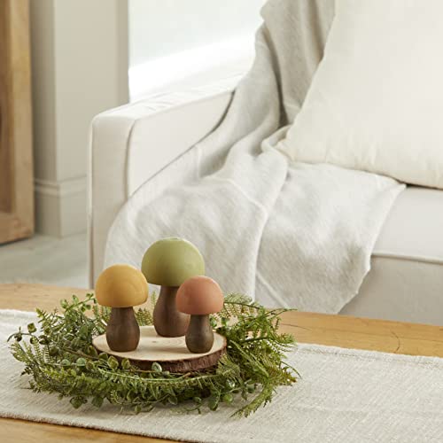 Your Heart's Content Wood Mushrooms, Set of 3 (Woodland Paint 3) - color: Woodland 3