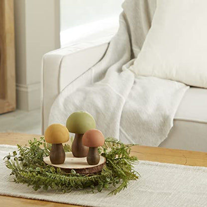 Your Heart's Content Wood Mushrooms, Set of 3 (Woodland Paint 3) - color: Woodland 3