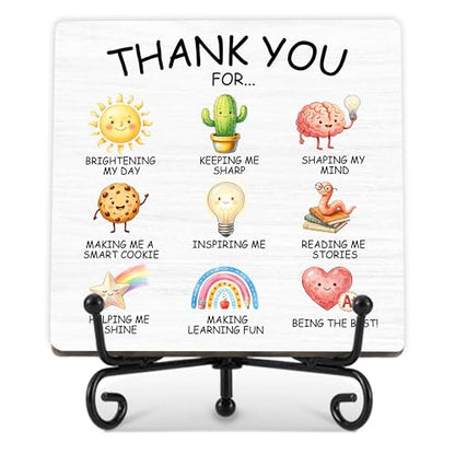 Teacher Appreciation Gifts, Back To School Gifts for Students - color: Teacher Thank You Art